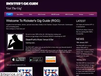 rickstersgigguide.com