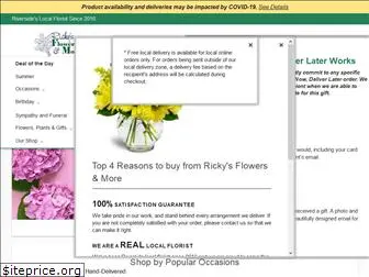 rickysflowers.com