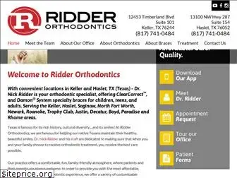 ridderorthodontics.com