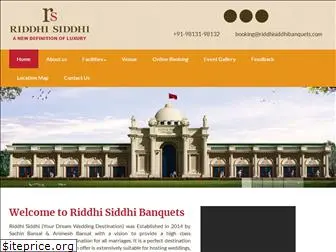 riddhisiddhibanquets.com