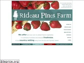 rideaupinesfarm.com