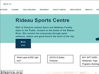 rideausportscentre.com