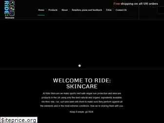 rideskincare.co.uk