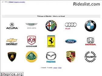 rideslist.com