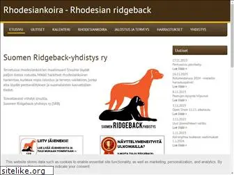 ridgeback.fi