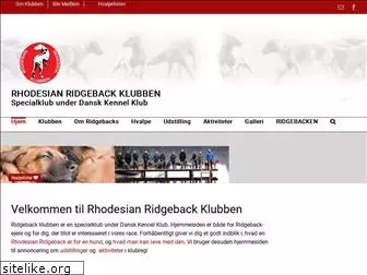 ridgebackklub.dk