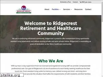 ridgecrestretirementcommunity.com