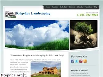 ridgelinelandscapingslc.com