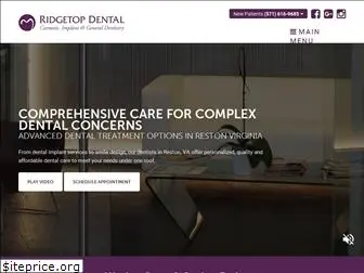 ridgetopdentalreston.com