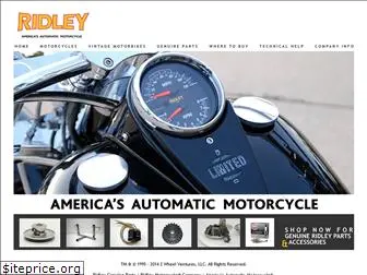 www.ridleymotorcycle.com