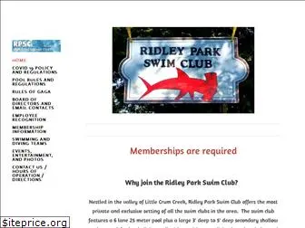 ridleyparkswimclub.com