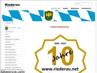 riederau.net