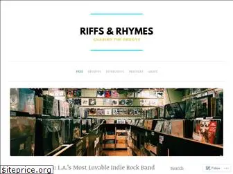 riffsandrhymes.com