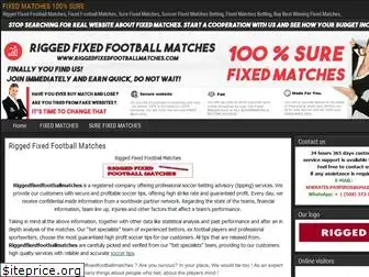 riggedfixedfootballmatches.com