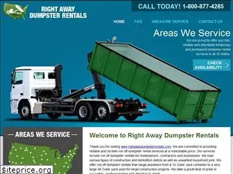 rightawaydumpsterrentals.com