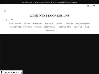 rightnextdoordesigns.com