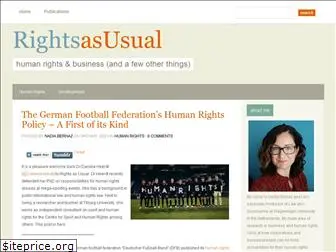 rightsasusual.com
