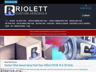 riolettcustomaerosols.co.uk