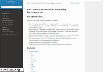 riot-api-libraries.readthedocs.io