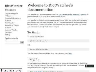 riot-watcher.readthedocs.io