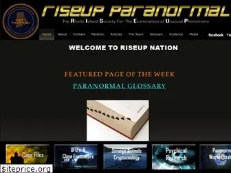 riseupparanormal.com