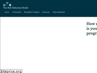 riskmaturitymodel.org