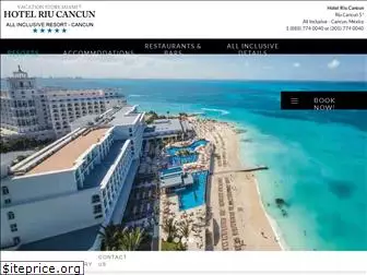 riucancunhotel.com