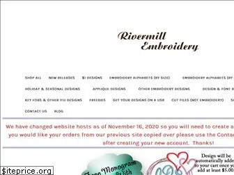 rivermillembroidery.com