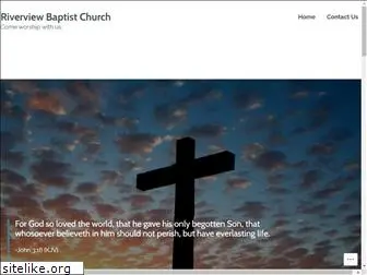 riverviewbaptist.com