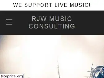 rjwmusicconsulting.com