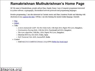 rkrishnan.org