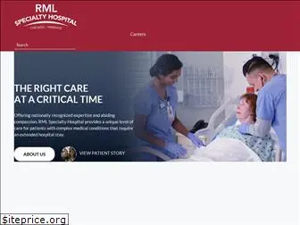 rmlspecialtyhospital.org