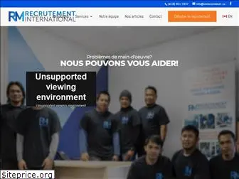 rmrecrutement.ca