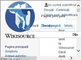 ro.wikisource.org
