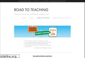 roadtoteaching.com