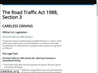 roadtrafficact1988section3.co.uk