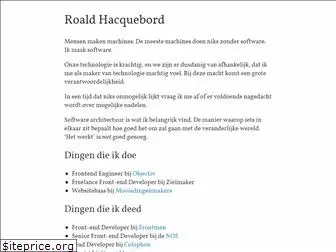 roaldhacquebord.nl