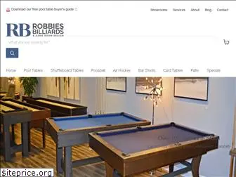 robbiesbilliards.com