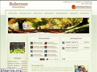 robersonfuneralhomes.net