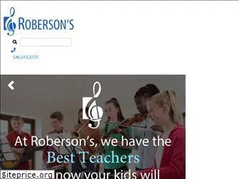 robersonsmusic.com