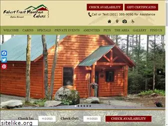 robertfrostmountaincabins.com