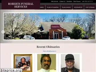 robertsfuneralservices.com