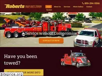 robertsheavydutytowing.com