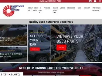 robertsonautosalvage.com