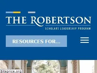 robertsonscholars.org