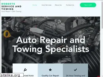 robertsserviceandtowing.com