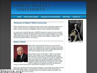 robertwelchuniversity.org