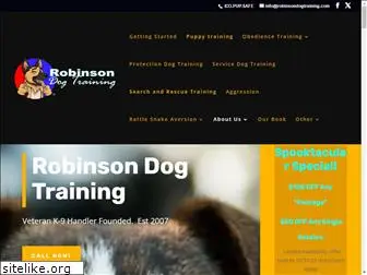 robinsondogtraining.com
