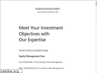 robinsoninvestment.com