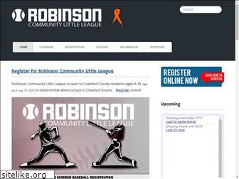 robinsonlittleleague.com